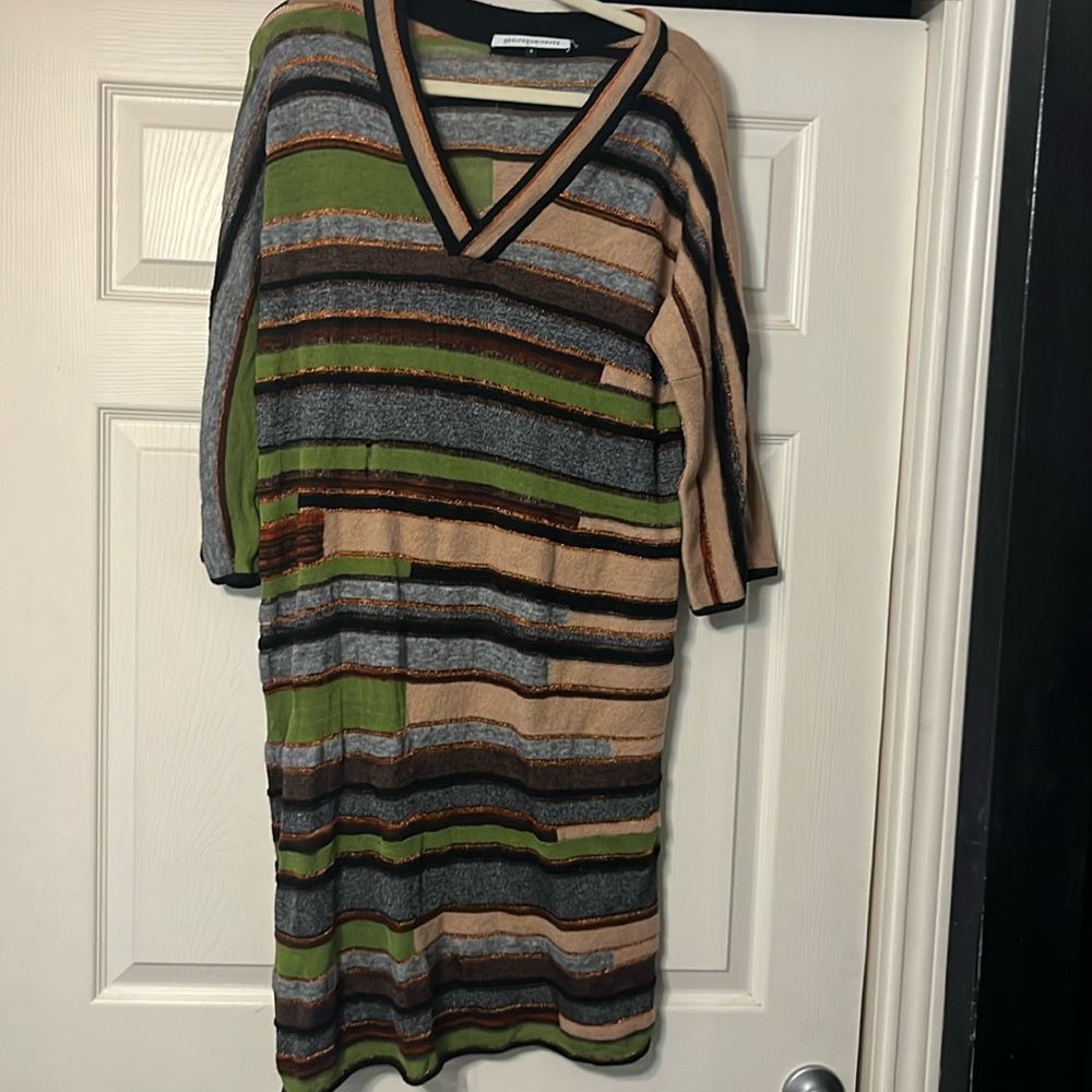Adolfo Dominguez Stripe Maxi Dress